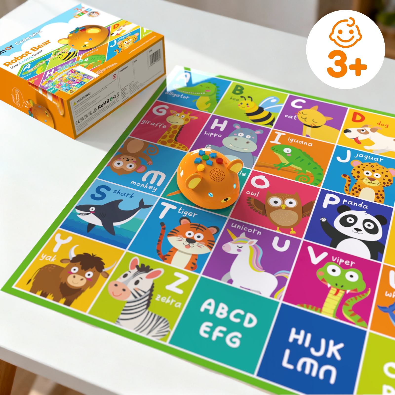 Coding Robot Toy - Apitor Robot Bear Screen-Free Coding Robot