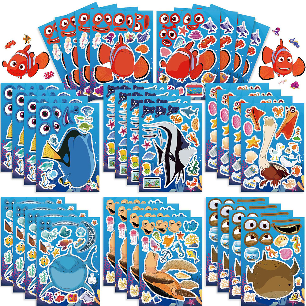 Kids Education Laptop - 8/16Sheets Disney Finding Nemo Children Puzzle