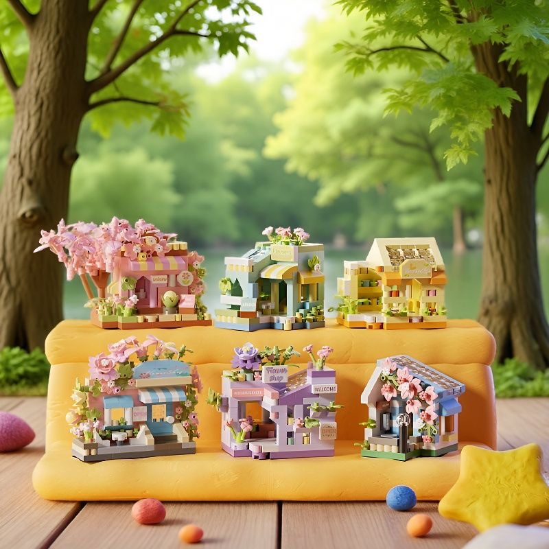 Kingdom Kids Education - Mini City Street View Flower Shop