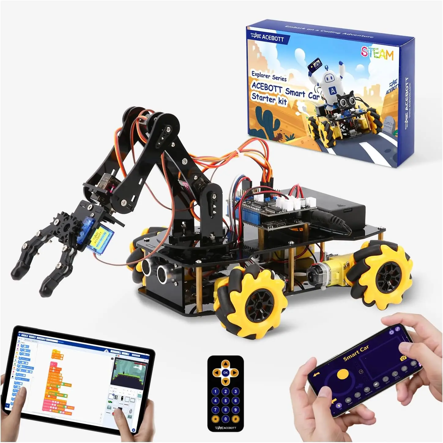 Coding Robot Toy - Robotics for Kids Ages 8-12, ACEBOTT