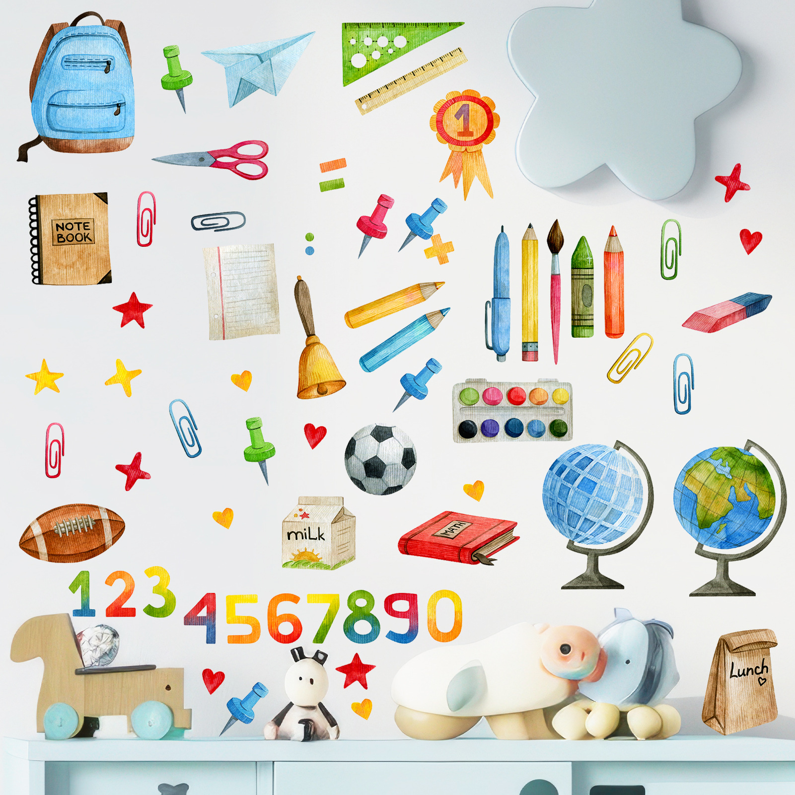 Educational Wall Stickers Lear - Kids Education Room recensione e prezzo