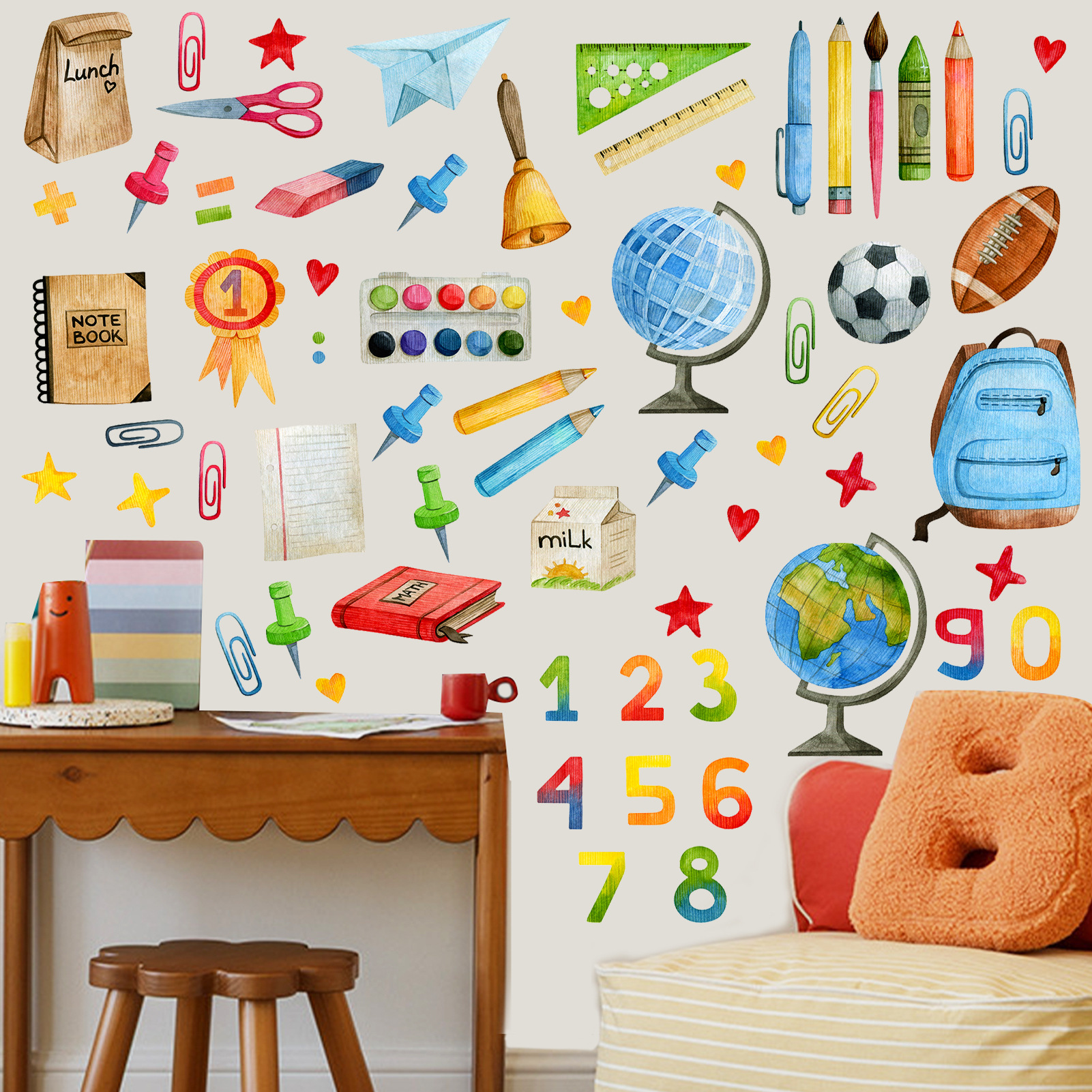 Educational Wall Stickers Lear - Kids Education Room recensione e prezzo