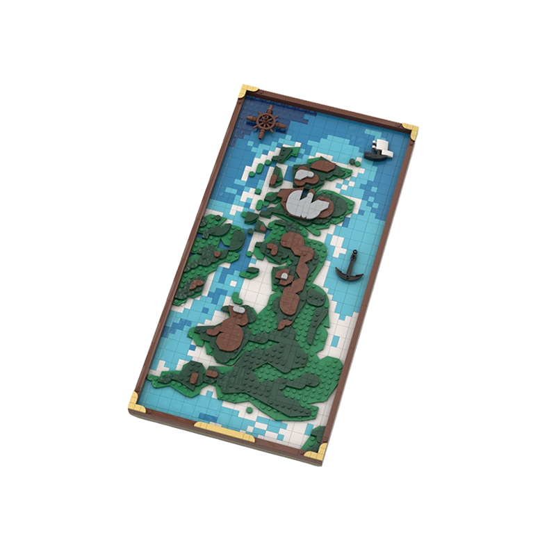 1509pcs MOC Topographic Map Th - Kingdom Kids Education recensione e prezzo