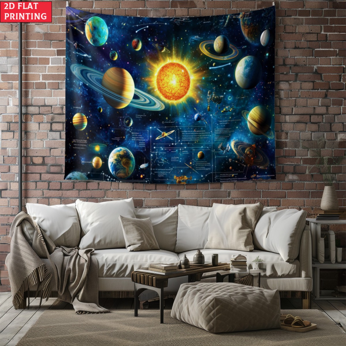 unframed Solar system planet t - Kids Education Room recensione e prezzo