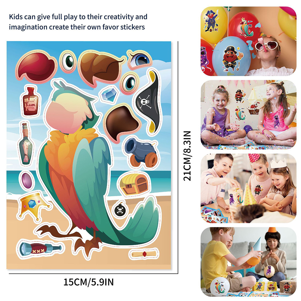 8/16Sheets Cool Pirate Ship Pu - Kids Education Laptop recensione e prezzo
