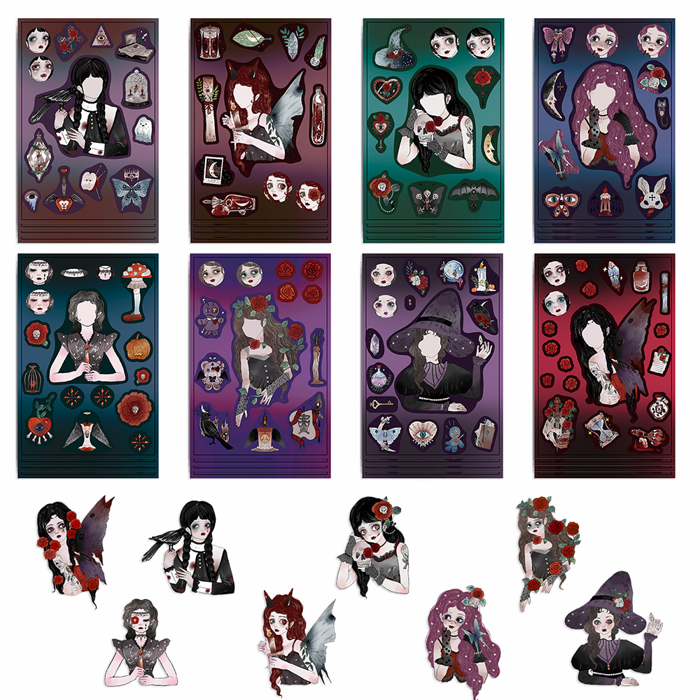 8/16Sheets Gothic Girl Puzzle  - Kids Education Laptop recensione e prezzo