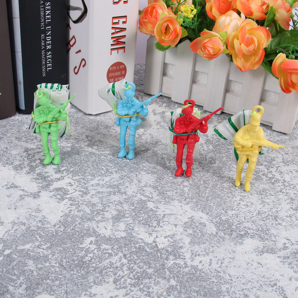 10Pcs Soldier Parachute Hand T - Kids Outdoor Education recensione e prezzo
