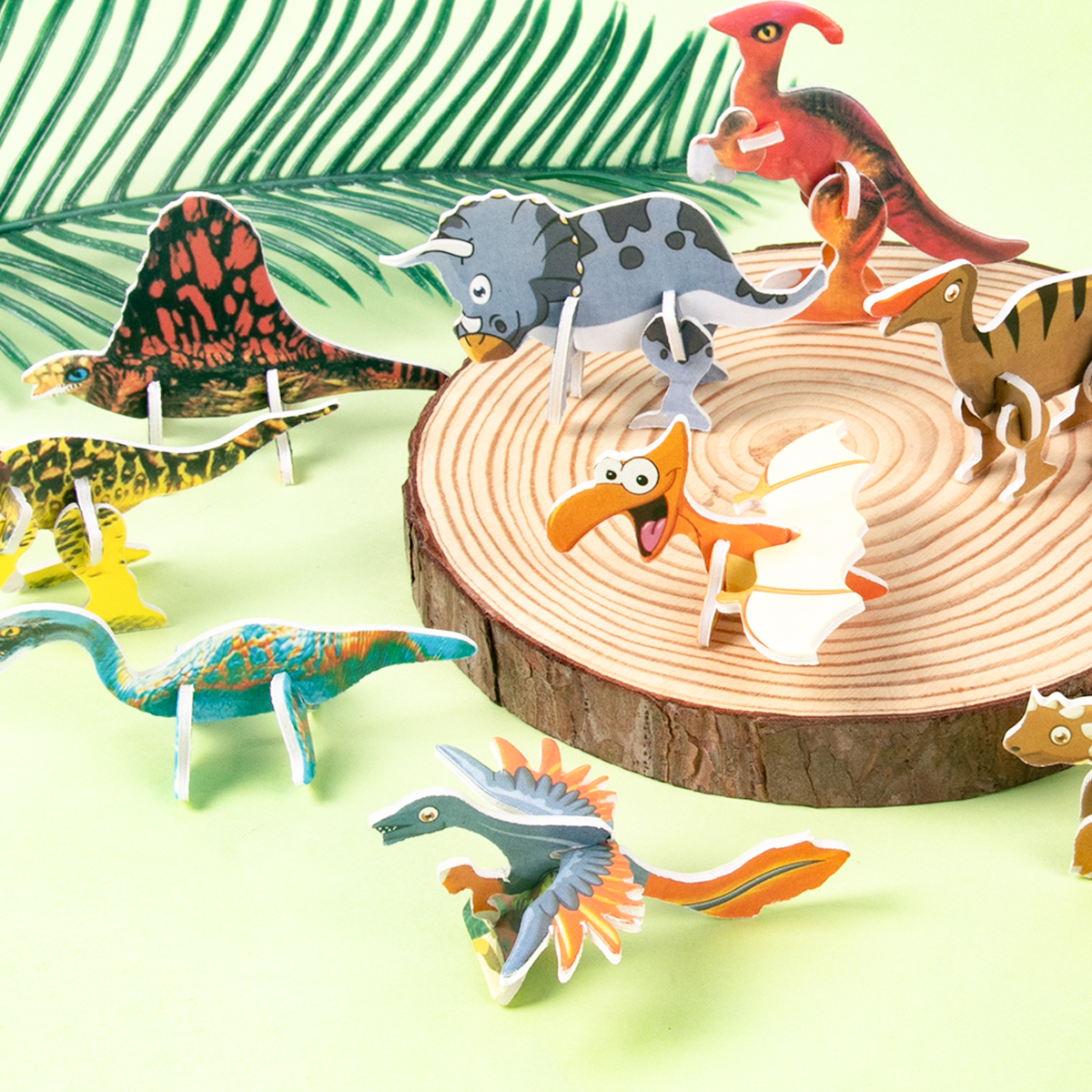 10pcs Cartoon Dinosaur Paper 3 - Kids Joy Education recensione e prezzo