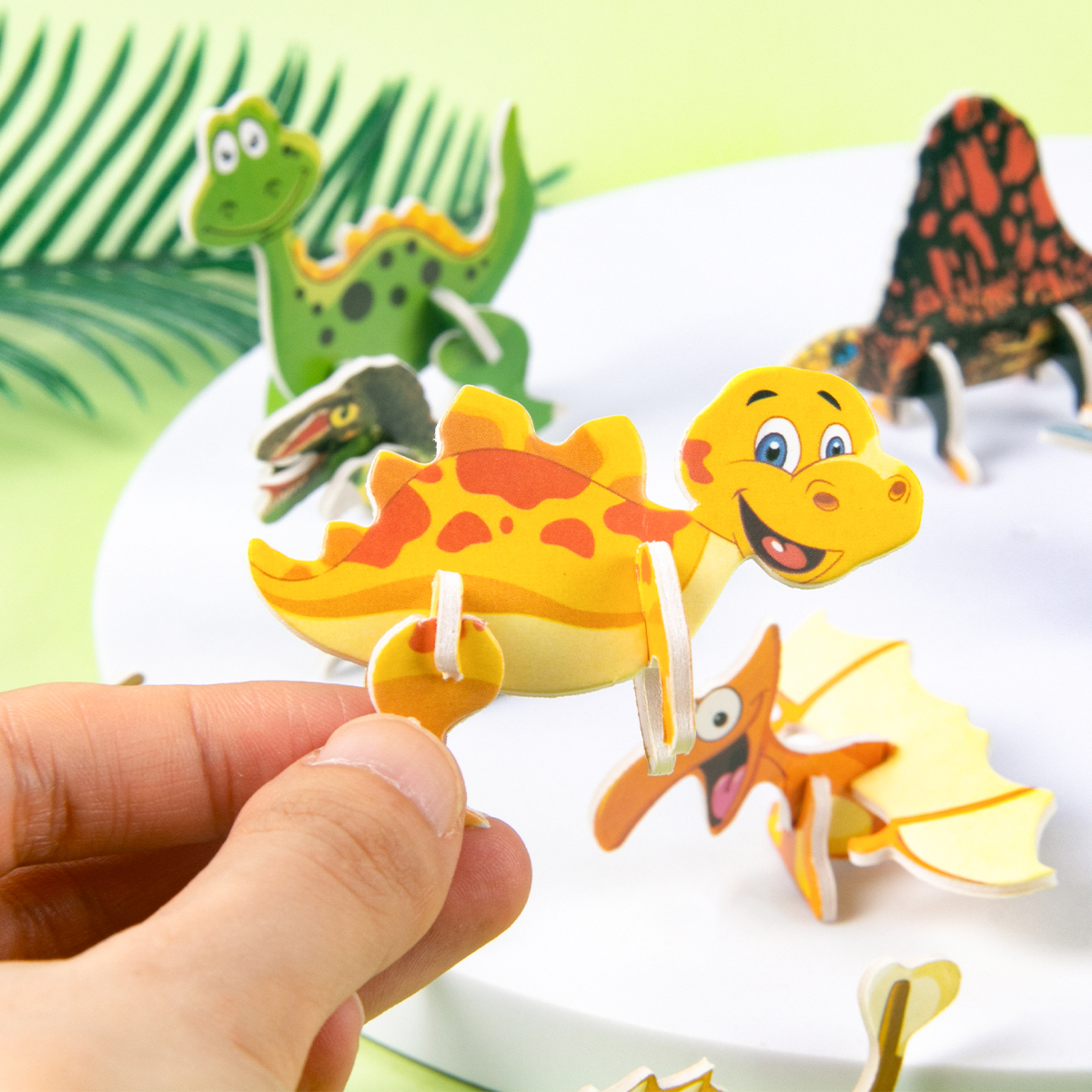 10pcs Cartoon Dinosaur Paper 3 - Kids Joy Education recensione e prezzo
