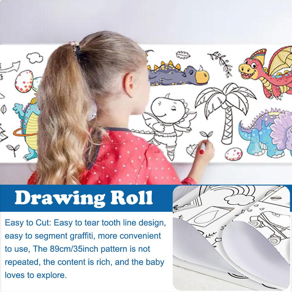Children's Drawing Roll Sticky - Kids Education Laptop recensione e prezzo
