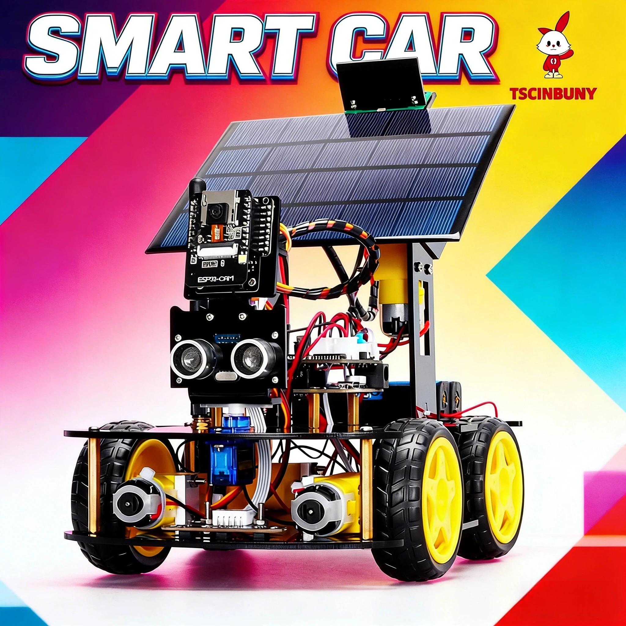 Solar Powered ESP32 CAM Progra - Coding Robot Toy recensione e prezzo