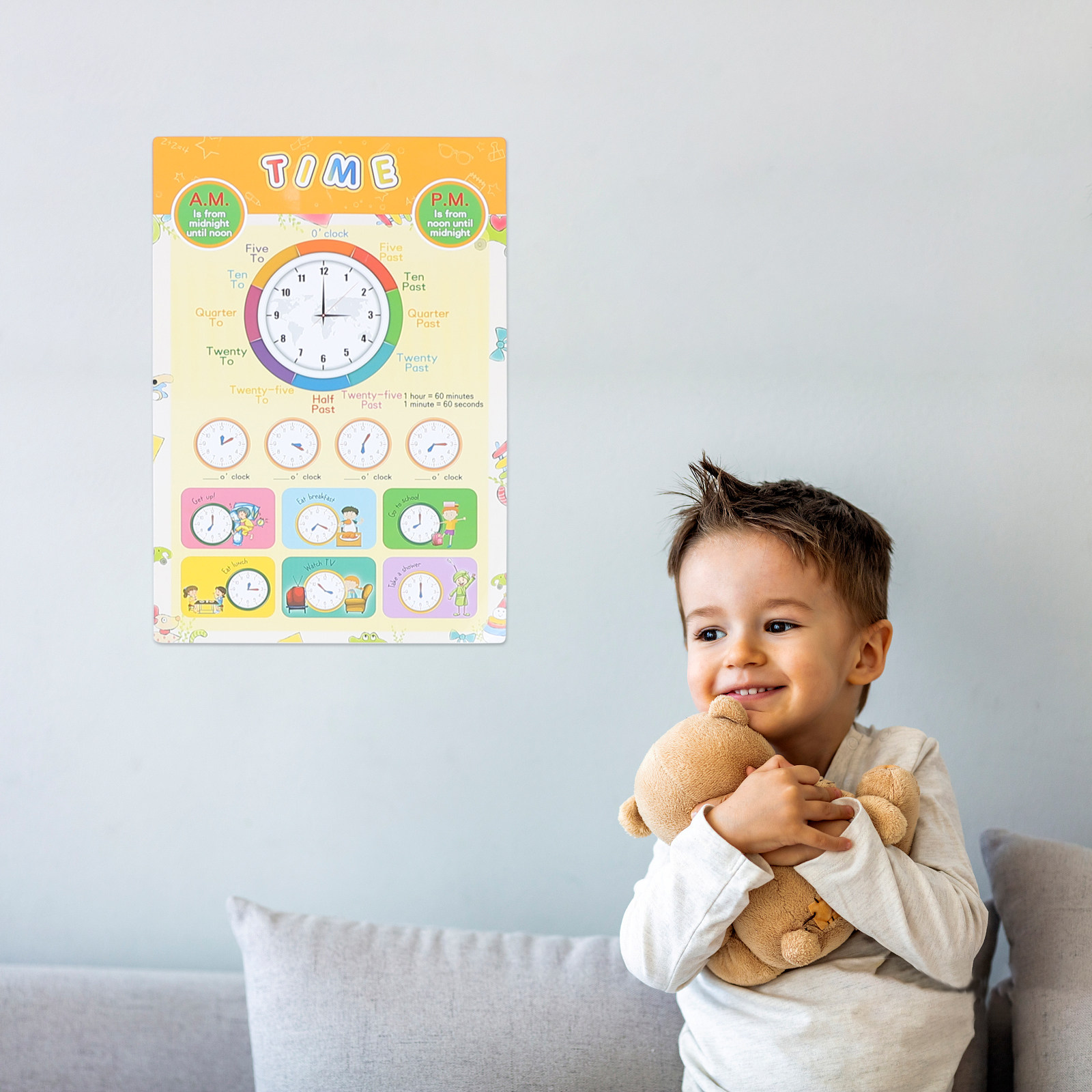 16pcs Early Education Poster K - Kids Education Charts recensione e prezzo