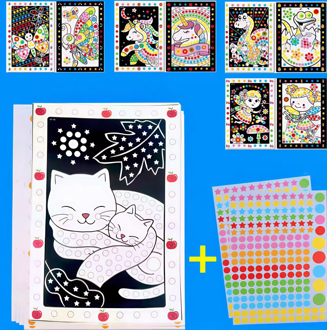 6/10 Sheets/Lot Cute Cartoon A - Happy Kids Education recensione e prezzo