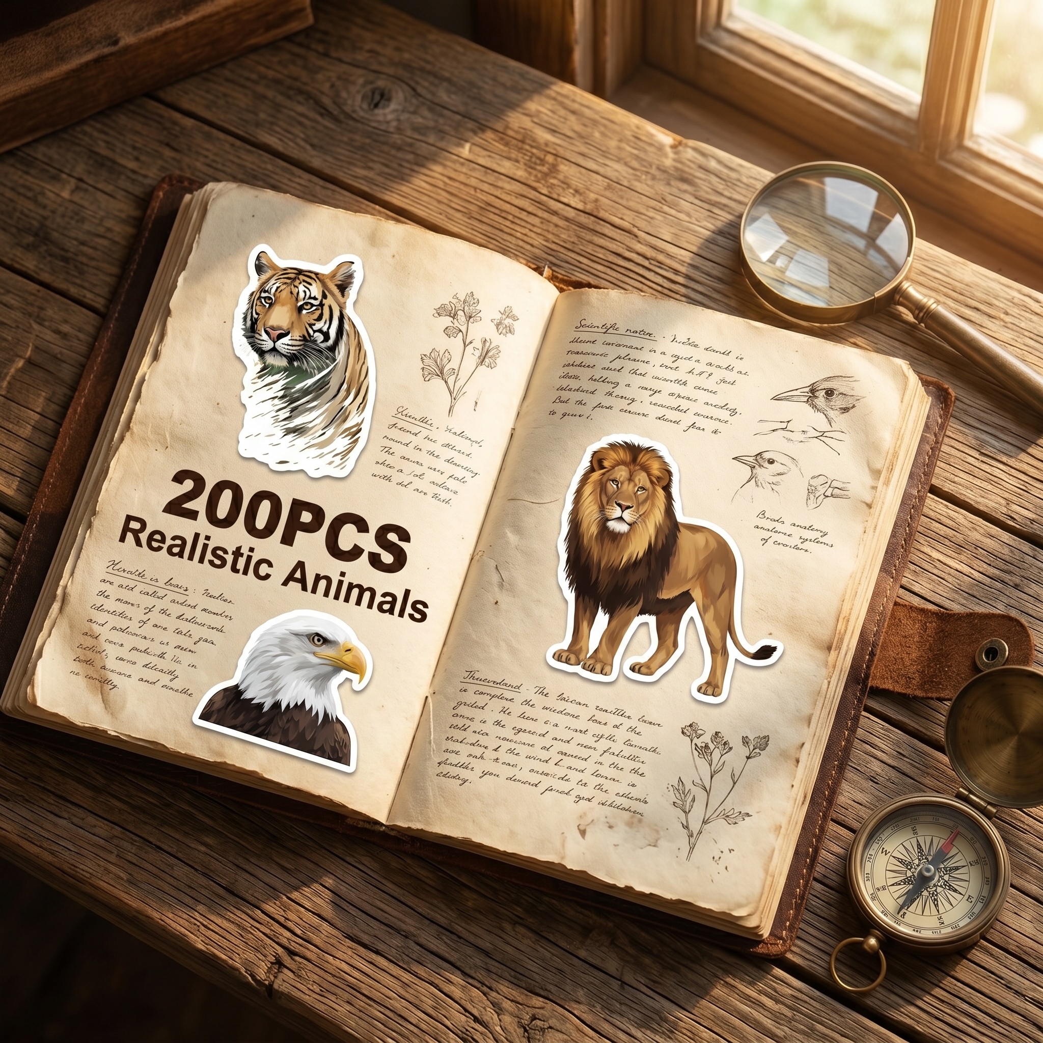 50/200Pcs Realistic Animal Sti - Kids Education Laptop recensione e prezzo