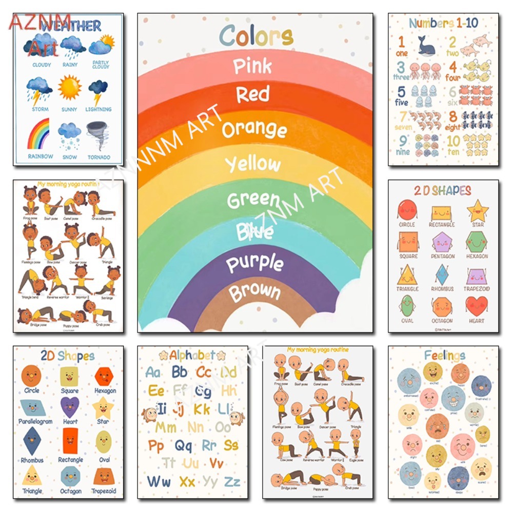 1PC ，Montessori Educational Ki - Kids Yoga Education recensione e prezzo