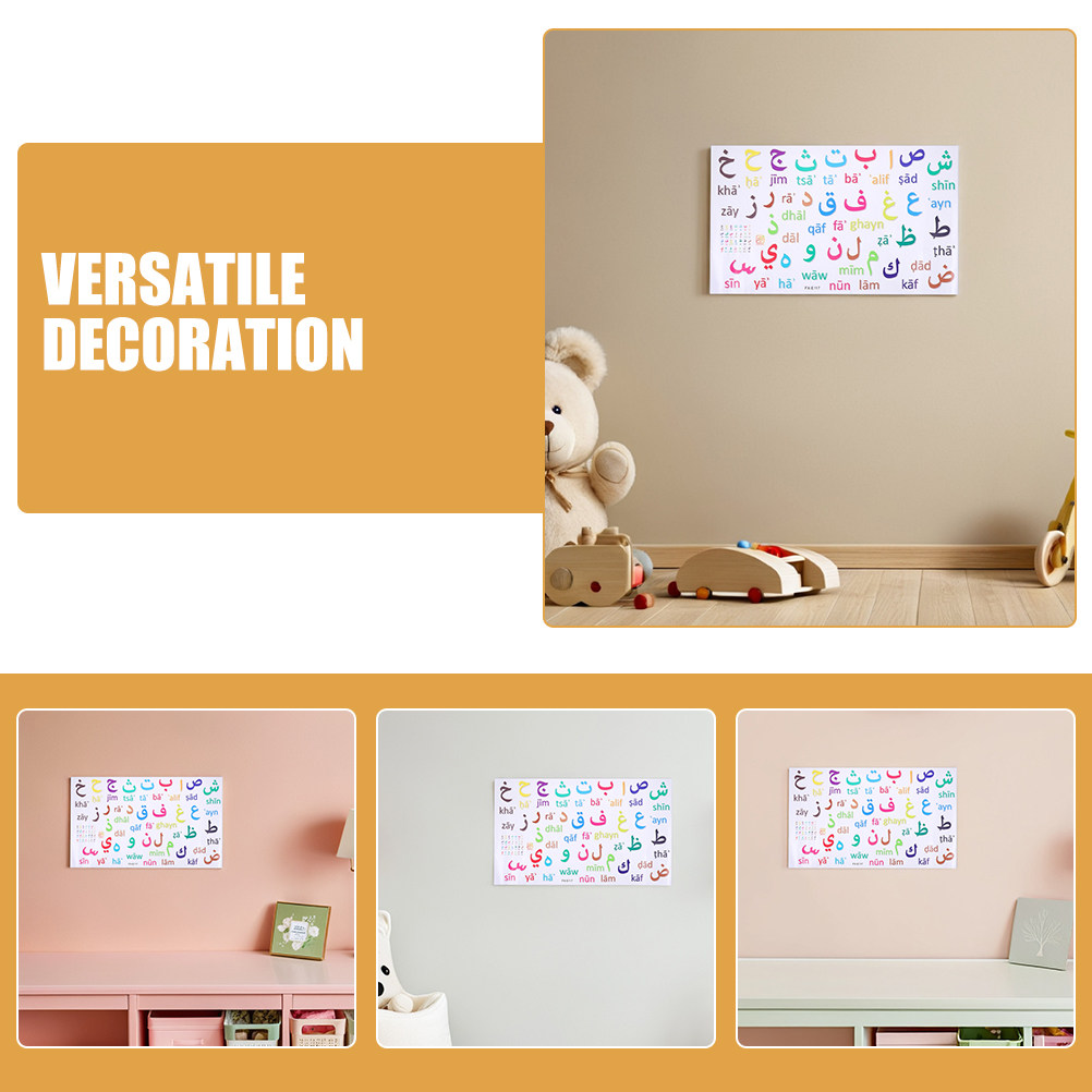 3Pcs Arabic Alphabet Wall Deca - Kids Education Room recensione e prezzo