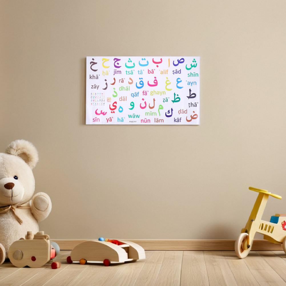 3Pcs Arabic Alphabet Wall Deca - Kids Education Room recensione e prezzo