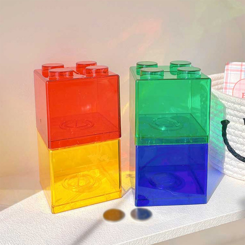 Blocks Shape Coin Box Kids Mon - Kids Education Money recensione e prezzo