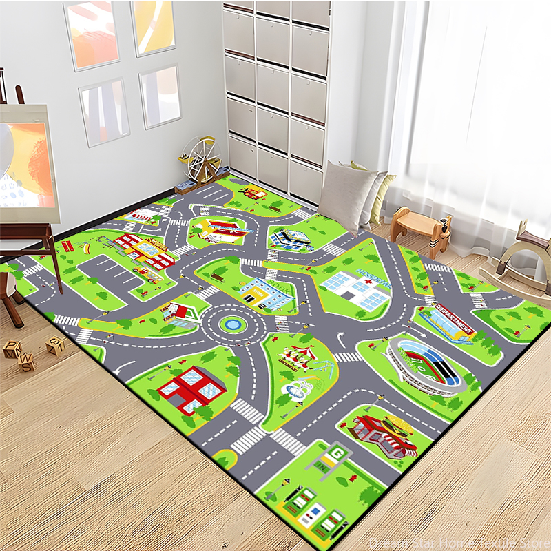Kids Road Traffic Carpet Carto - Kids Education Room recensione e prezzo