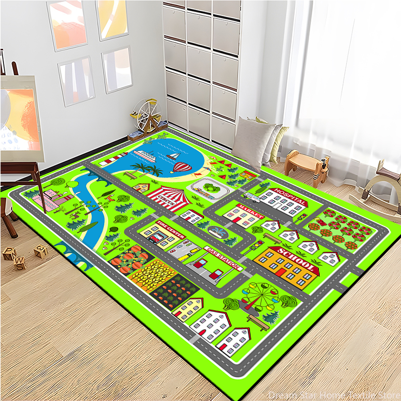 Kids Road Traffic Carpet Carto - Kids Education Room recensione e prezzo