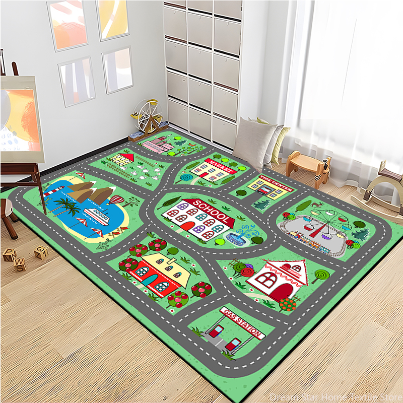 Kids Road Traffic Carpet Carto - Kids Education Room recensione e prezzo