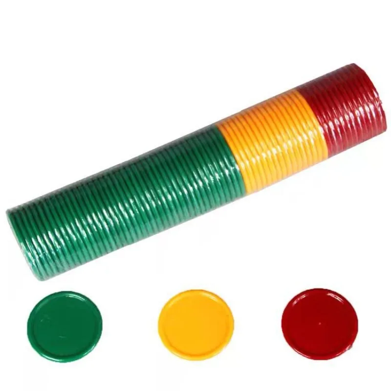 Poker Chips 3.2cm 3 Colors Pla - Kids Education Room recensione e prezzo