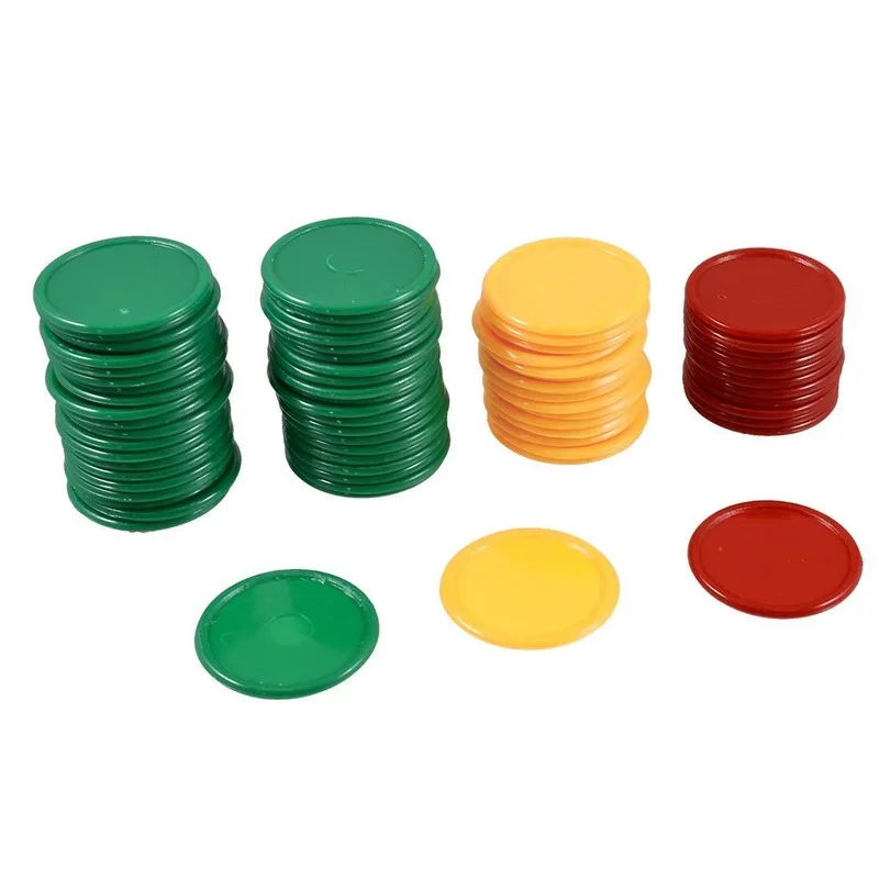 Poker Chips 3.2cm 3 Colors Pla - Kids Education Room recensione e prezzo