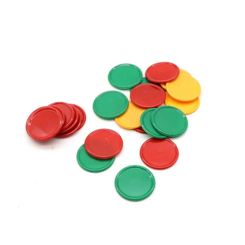 Poker Chips 3.2cm 3 Colors Pla - Kids Education Room recensione e prezzo