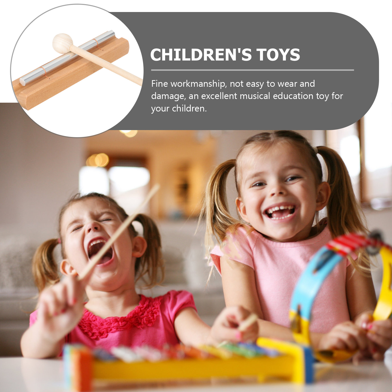 2Set Metal Wood Classroom Chim - Kids Yoga Education recensione e prezzo