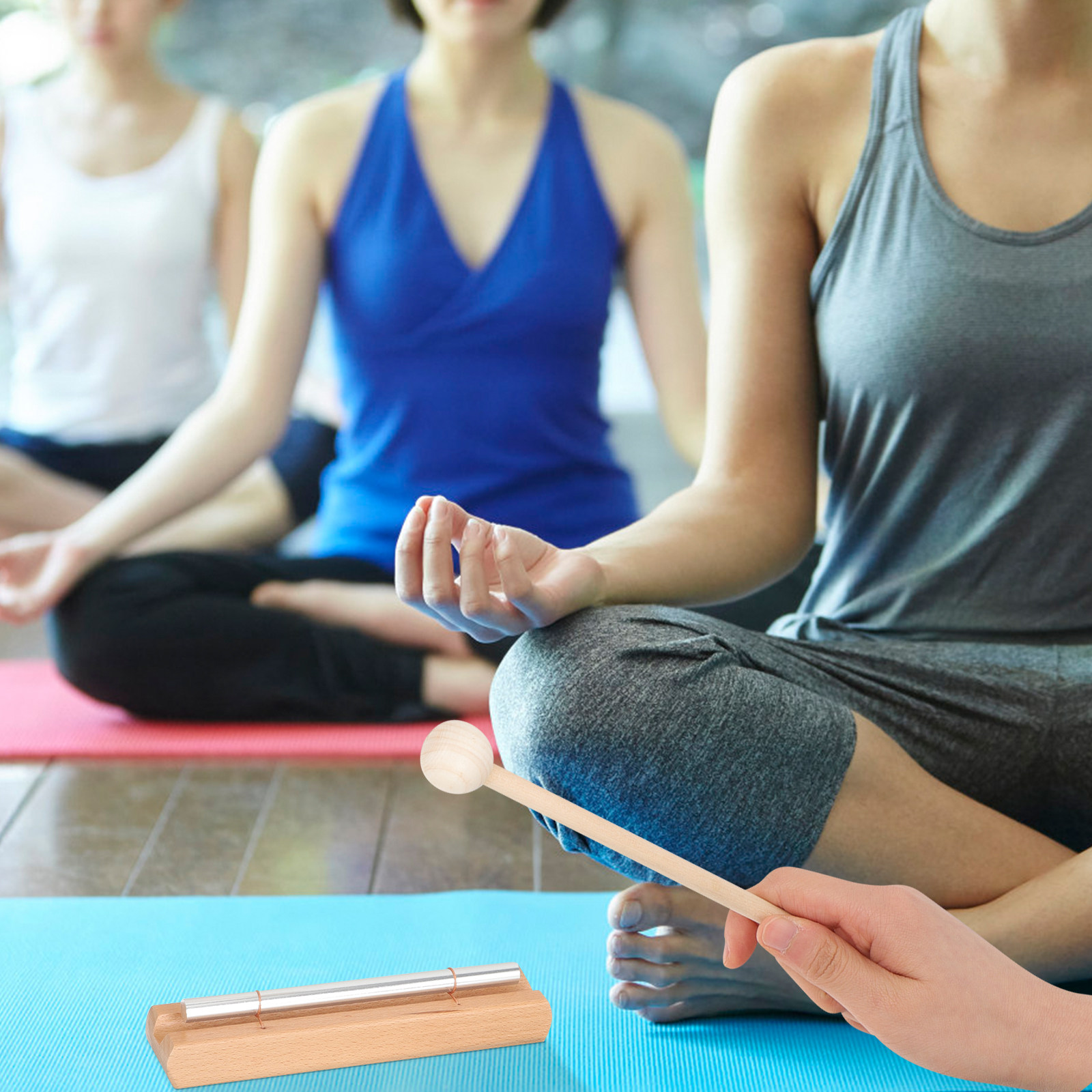 2Set Metal Wood Classroom Chim - Kids Yoga Education recensione e prezzo