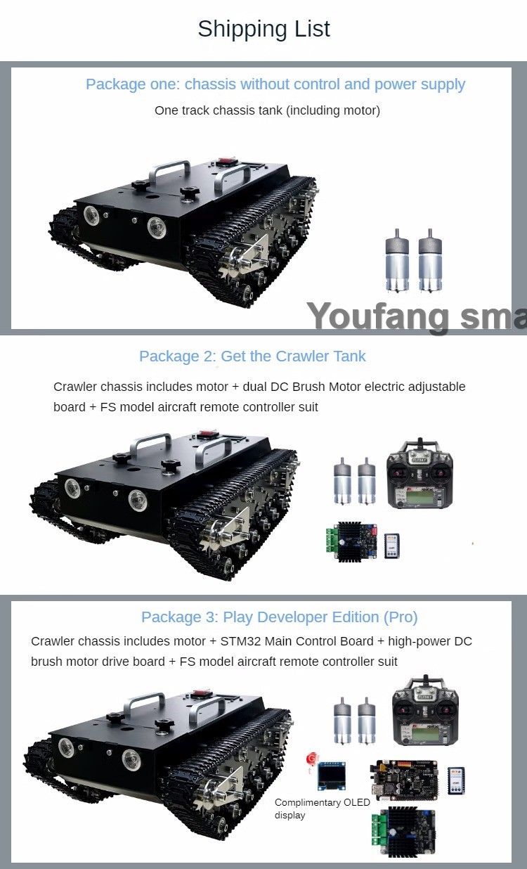 30kg Load RC Tank Chassis Meta - Coding Robot Toy recensione e prezzo