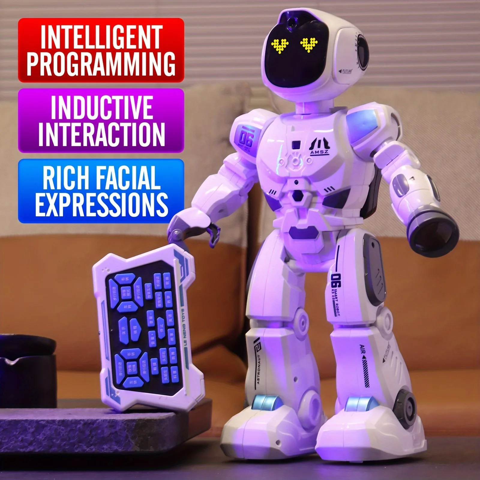 Large Robot with Smart Emo Ges - Coding Robot Toy recensione e prezzo