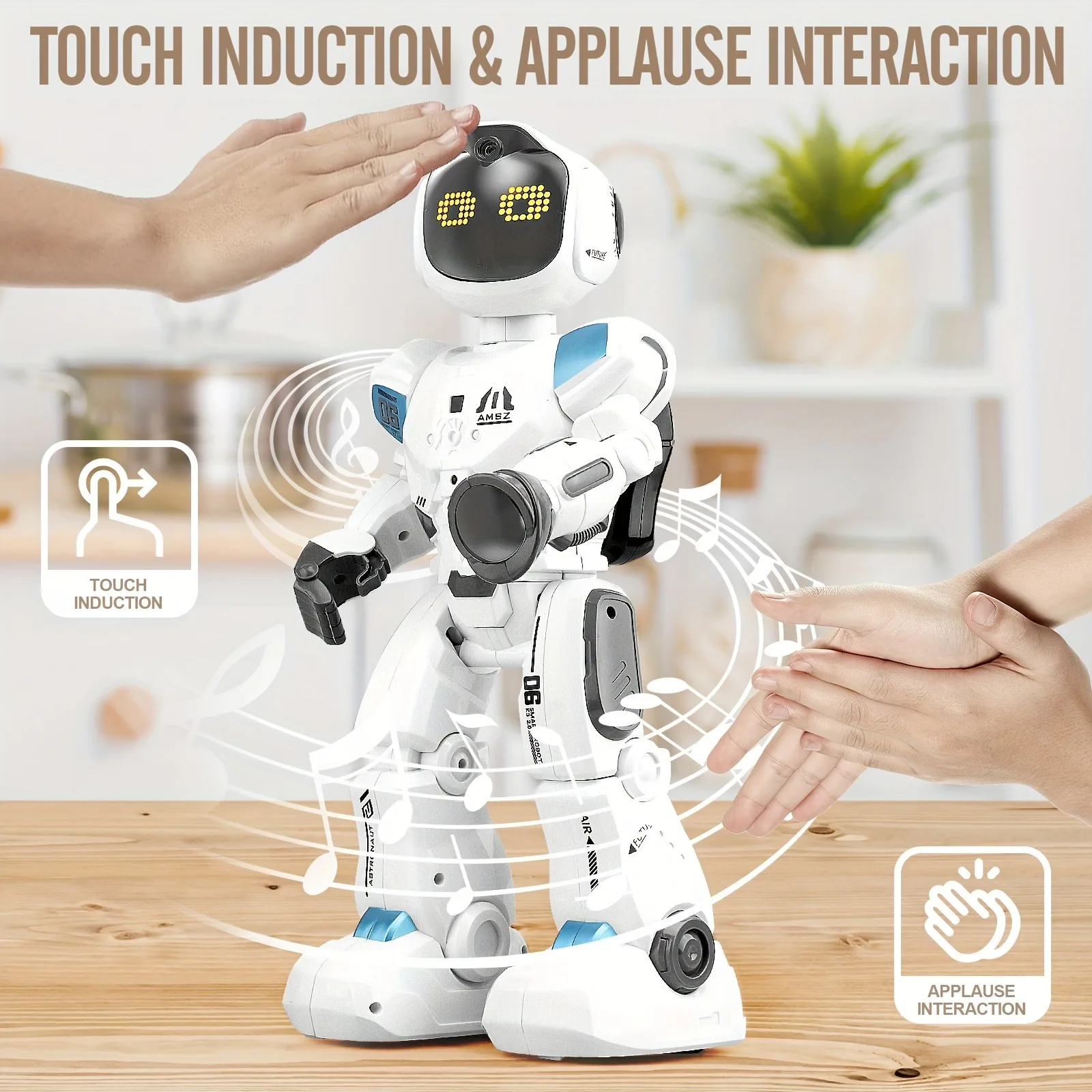 Large Robot with Smart Emo Ges - Coding Robot Toy recensione e prezzo