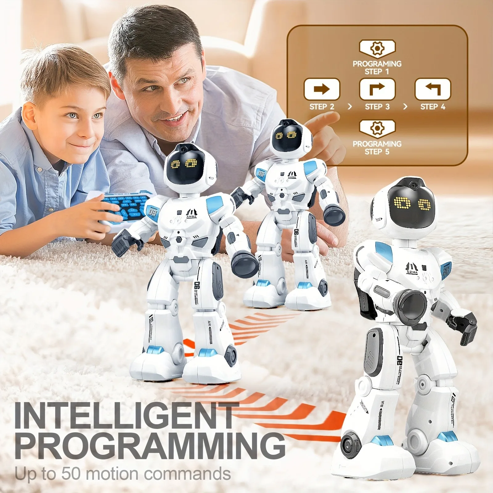 Large Robot with Smart Emo Ges - Coding Robot Toy recensione e prezzo