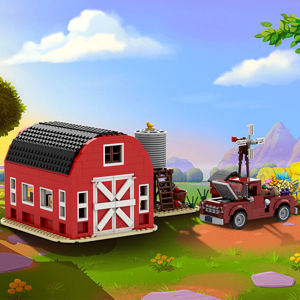 Gobricks MOC Village Farm Buil - Happy Kids Education recensione e prezzo