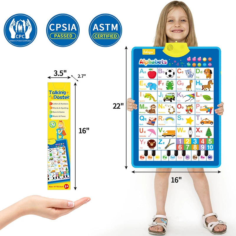 Electronic English Alphabet Wa - Kids Education Charts recensione e prezzo