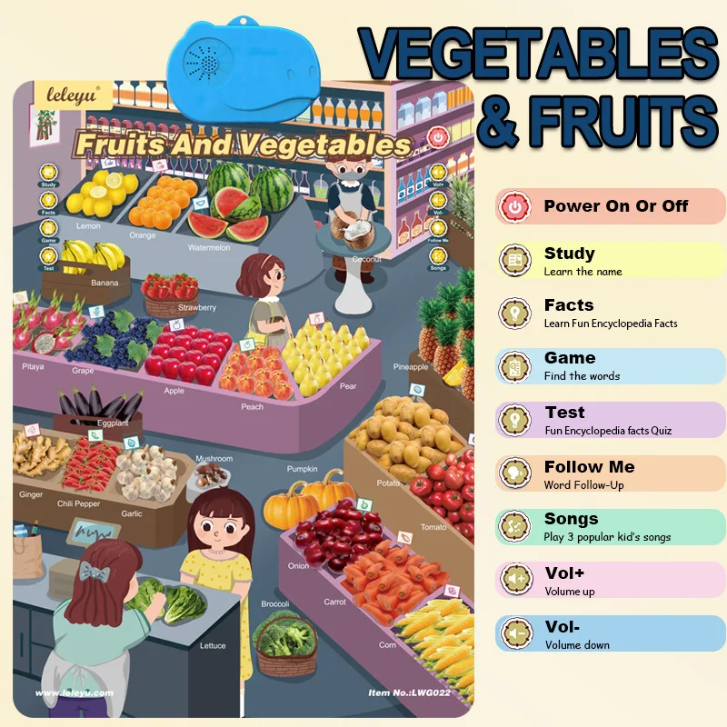 Interactive Talking ABC Alphab - Kids Education Charts recensione e prezzo