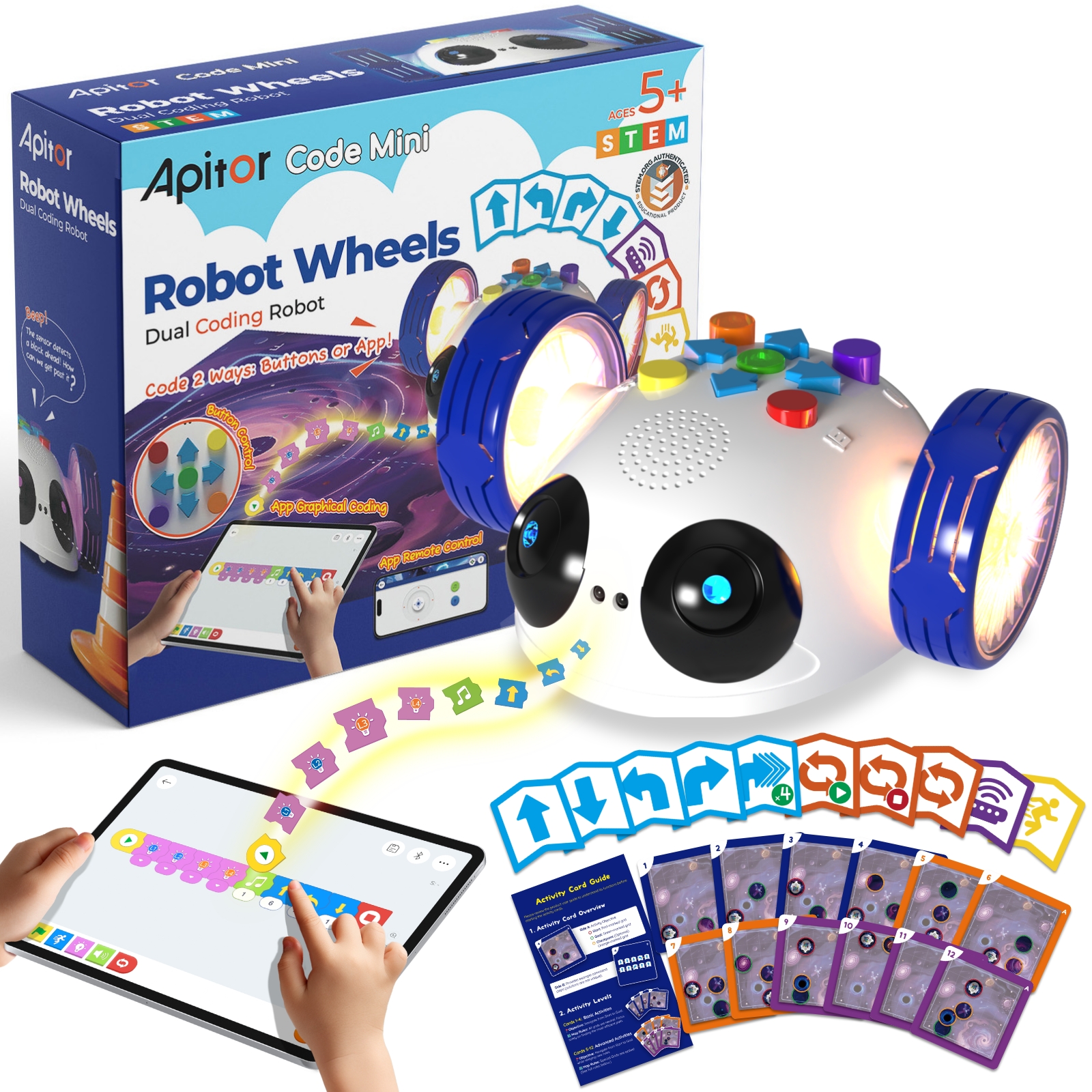 Apitor Mini Robot Wheels Codin - Coding Robot Toy recensione e prezzo