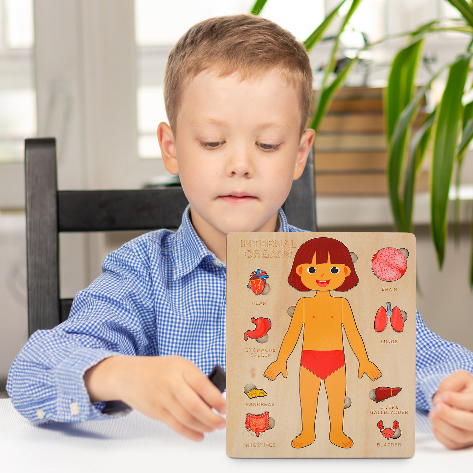 1 set 1 Set Wooden Puzzle Educ - Human Body Puzzle recensione e prezzo