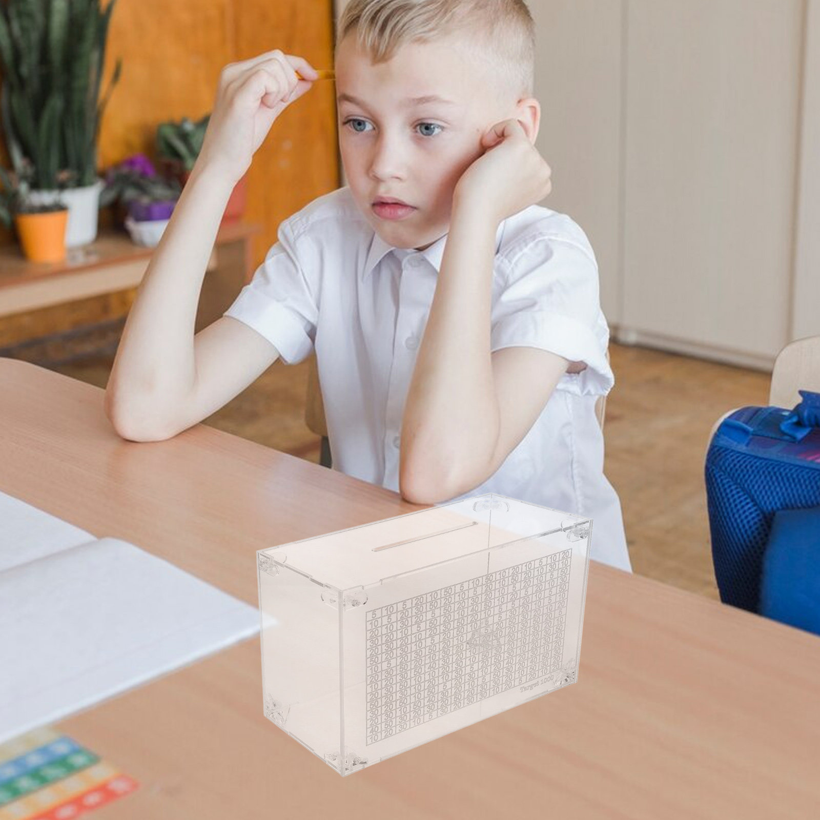 Transparent Acrylic Money Savi - Kids Education Money recensione e prezzo