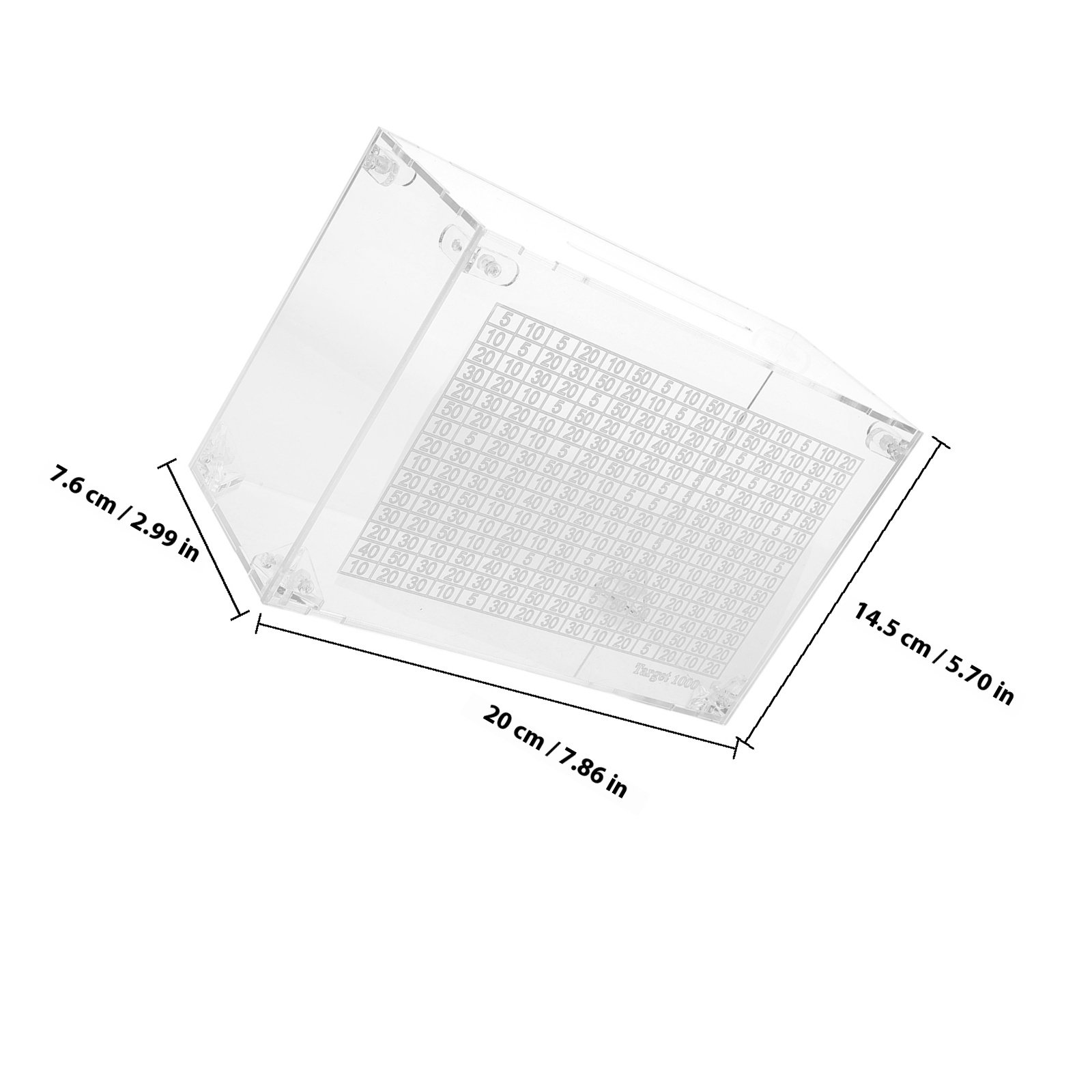 Transparent Acrylic Money Savi - Kids Education Money recensione e prezzo