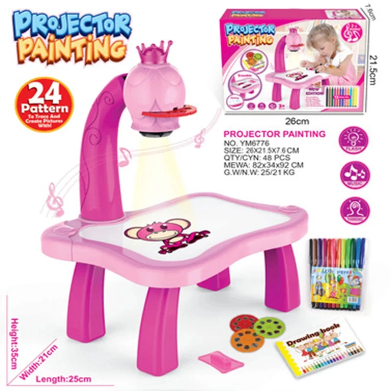 Children LED  Projector Art  D - Drawing Projector Kids recensione e prezzo
