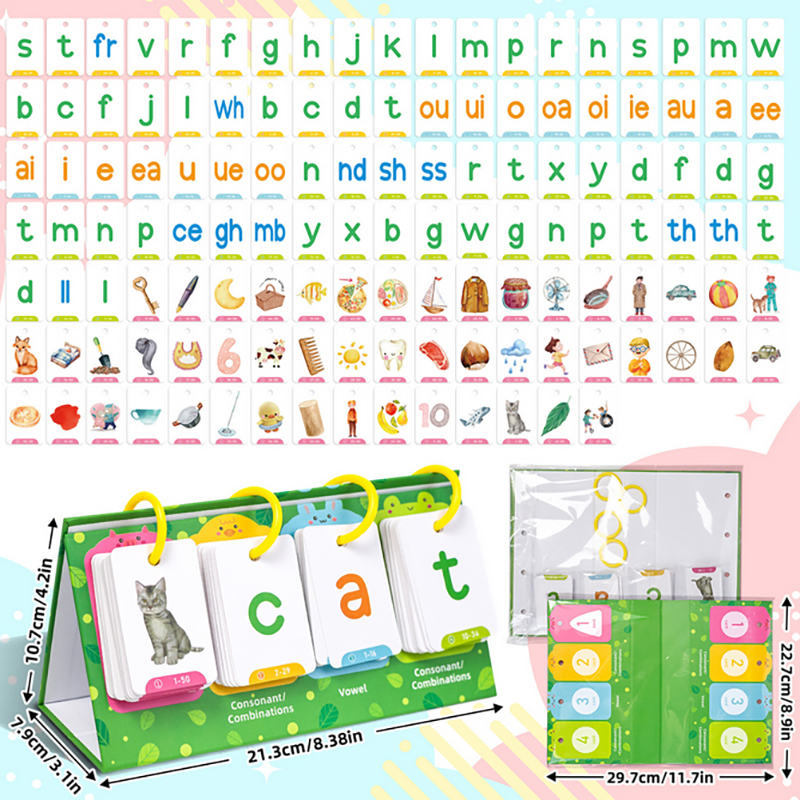 Kids CVC Words Flashcards Phon - Kids Education Charts recensione e prezzo