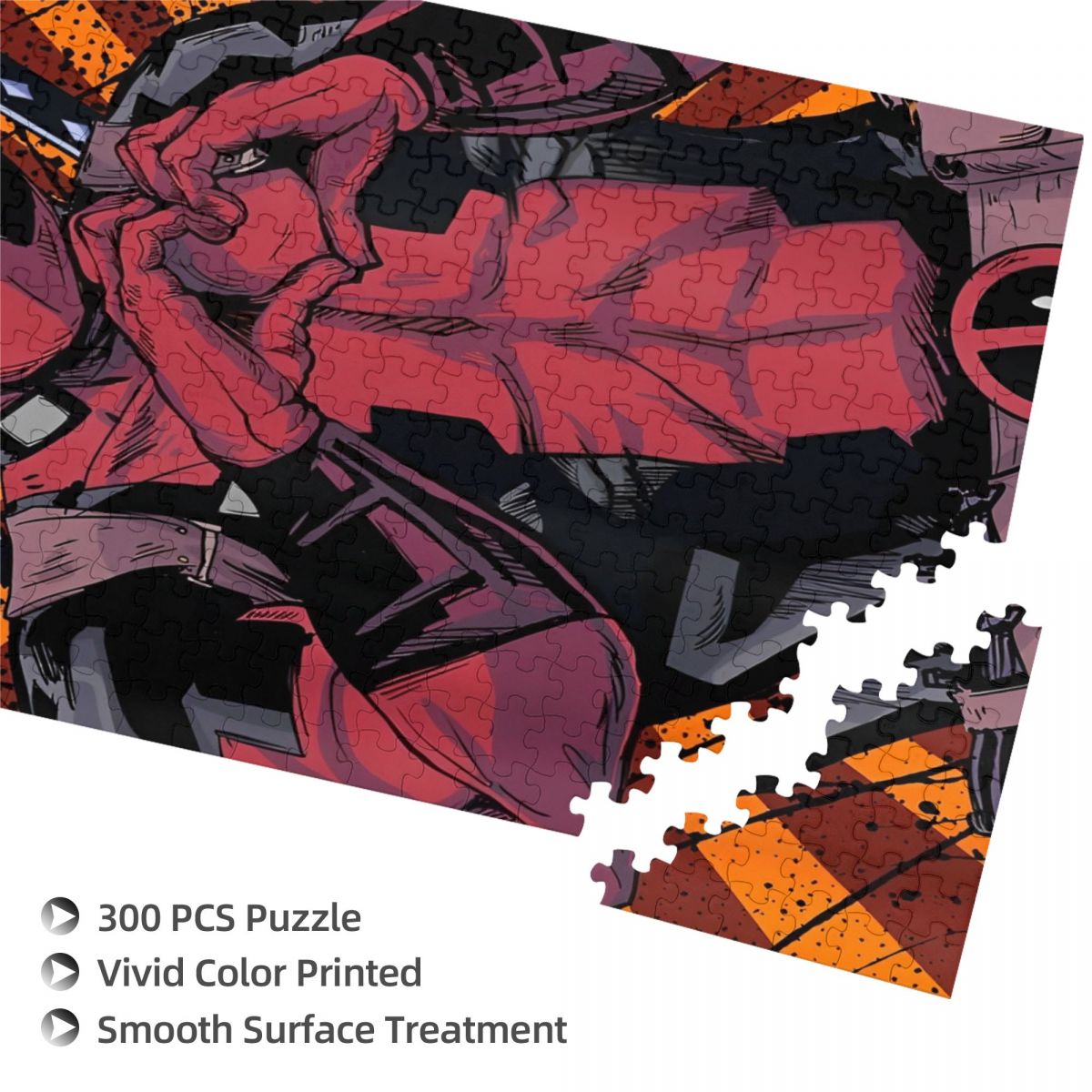 Deadpool Heart Hands Wooden Pu - Kingdom Kids Education recensione e prezzo