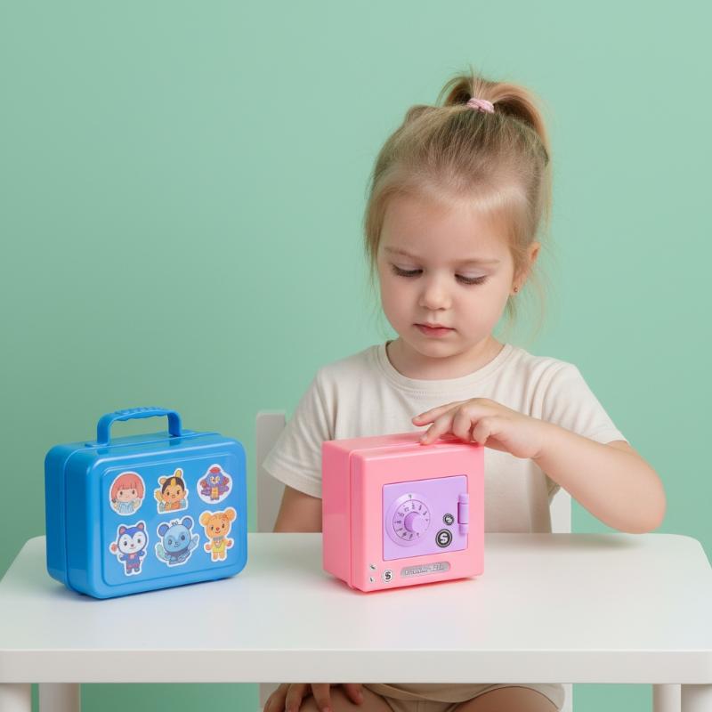 4 Digit Lock Mini Piggy Bank S - Kids Education Money recensione e prezzo