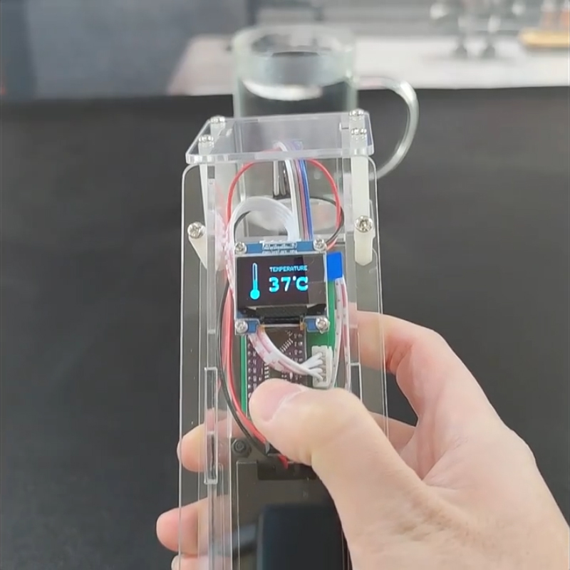 Acrylic Forehead Thermometer w - Coding Robot Toy recensione e prezzo