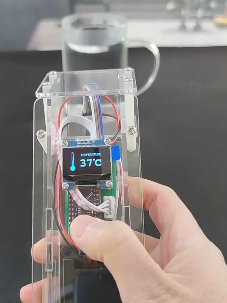 Acrylic Forehead Thermometer w - Coding Robot Toy recensione e prezzo