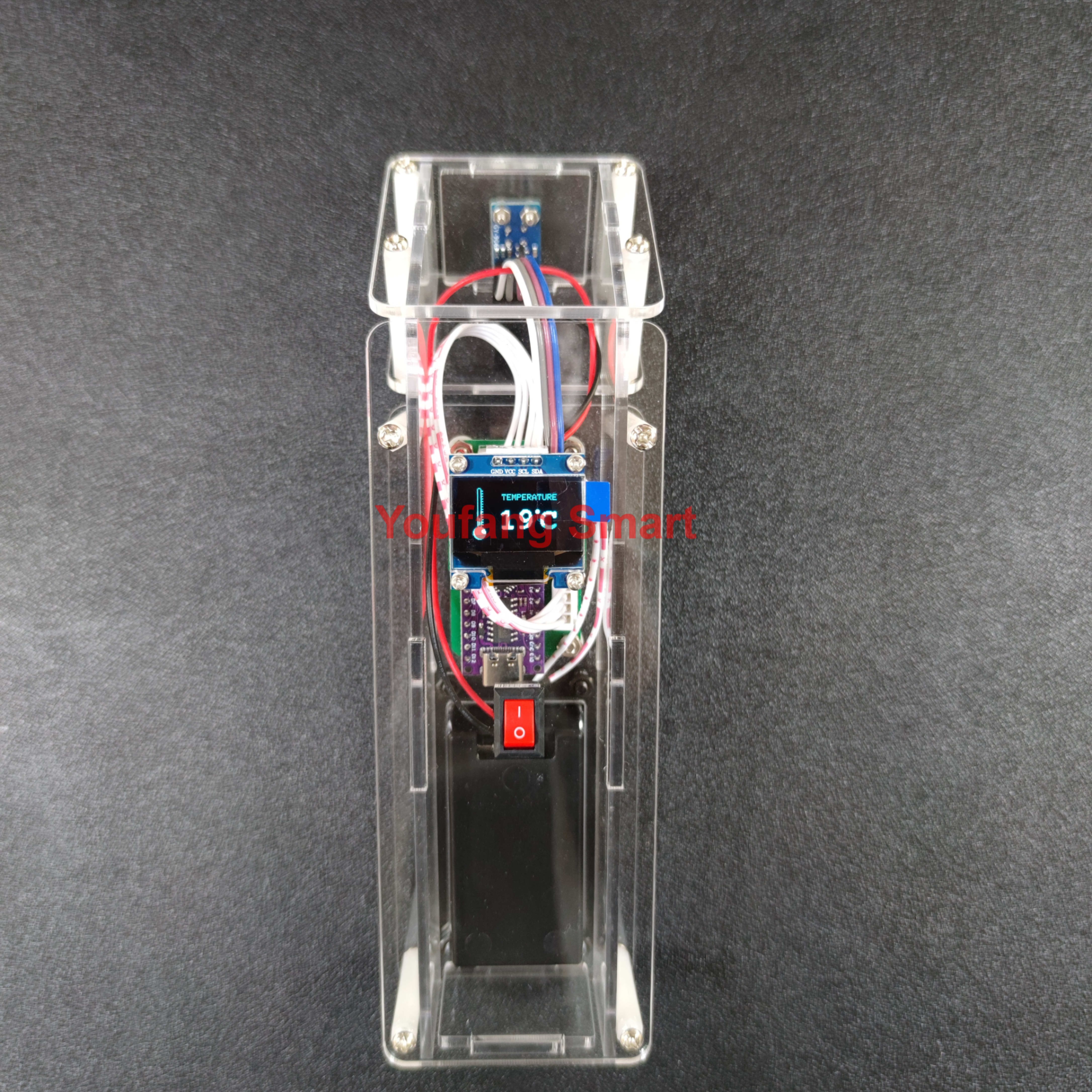 Acrylic Forehead Thermometer w - Coding Robot Toy recensione e prezzo