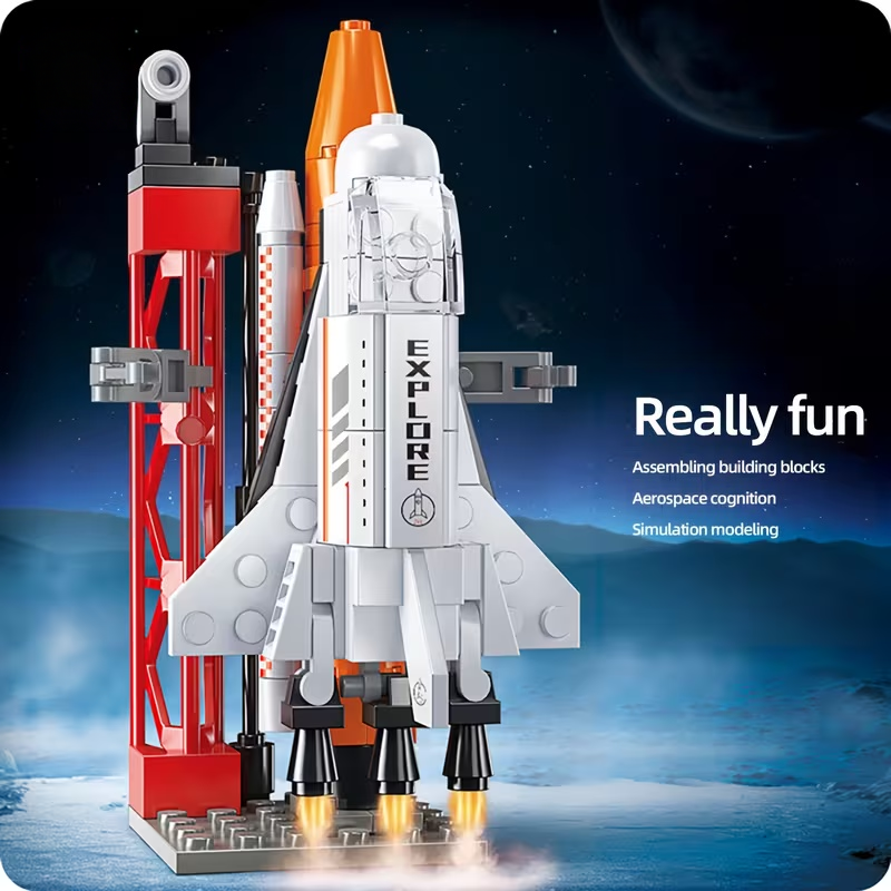 Rocket Launch Building Blocks  - Kids Education Room recensione e prezzo