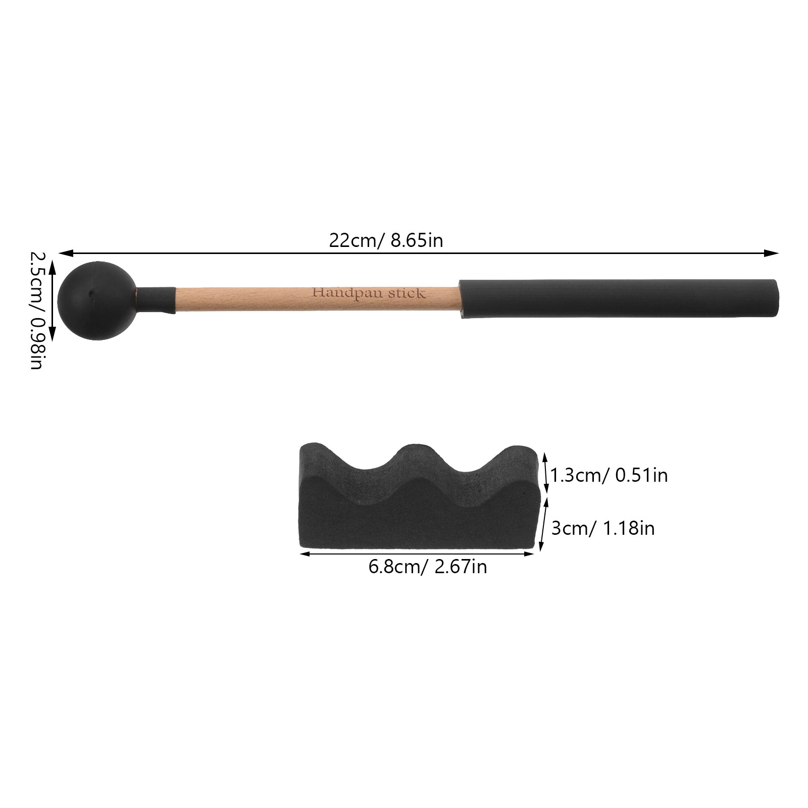 2Pcs Tongue Drum Sticks Wooden - Kids Yoga Education recensione e prezzo